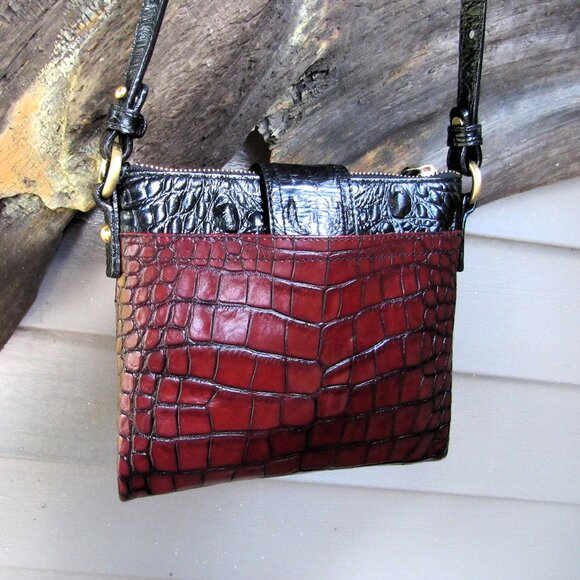 BRAHMIN SUPER SWEET MOJITO BAG, LOTS OF STORAGE , EXCELLENT COND. 8 X 7 - Picture 6 of 9